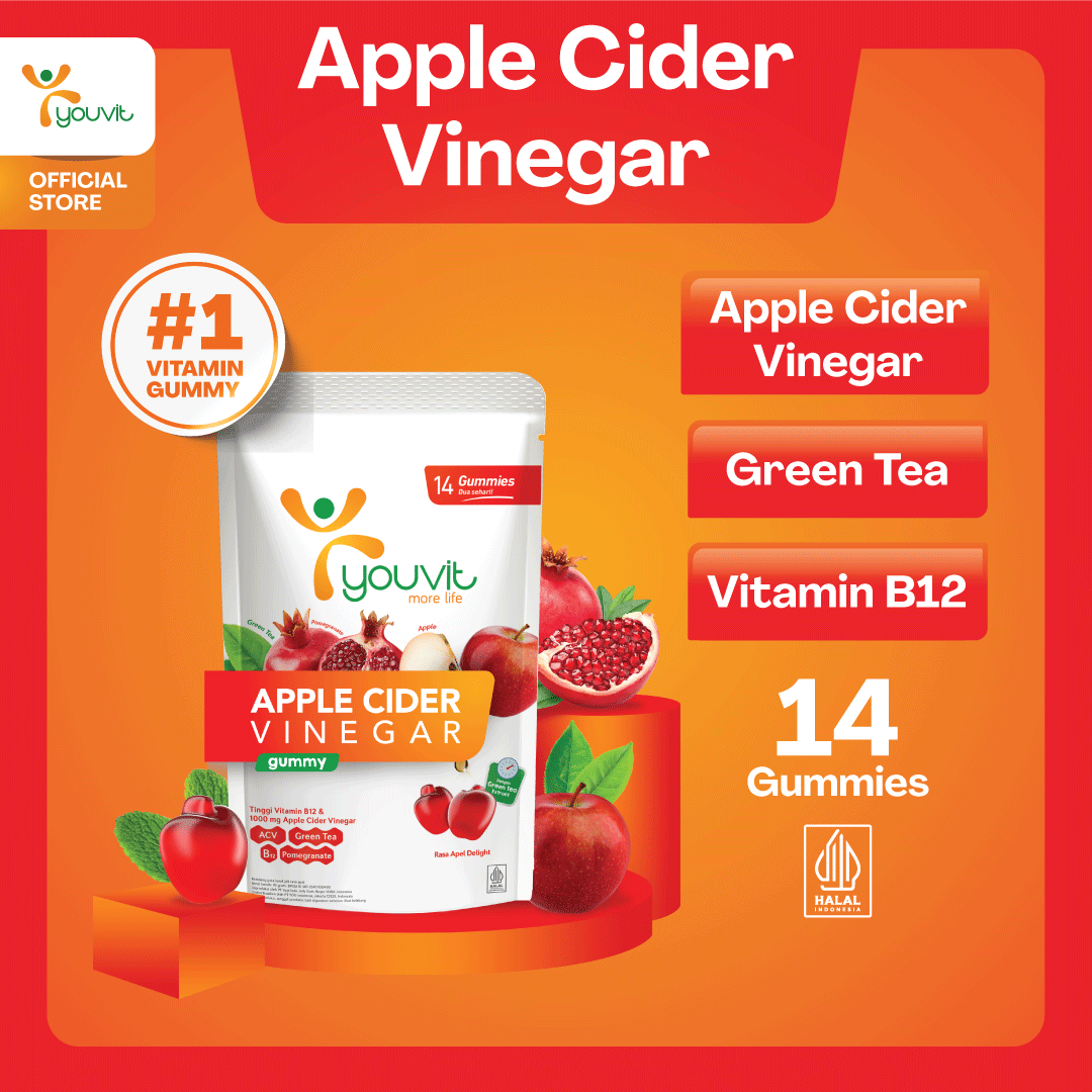 Youvit Apple Cider Vinegar Gummy untuk Kelola Berat Badan