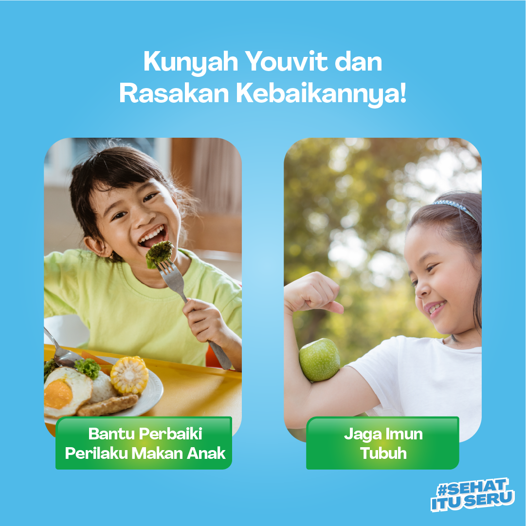 Youvit Curcuma & Vitamin Anak untuk Meningkatkan Nafsu Makan Anak