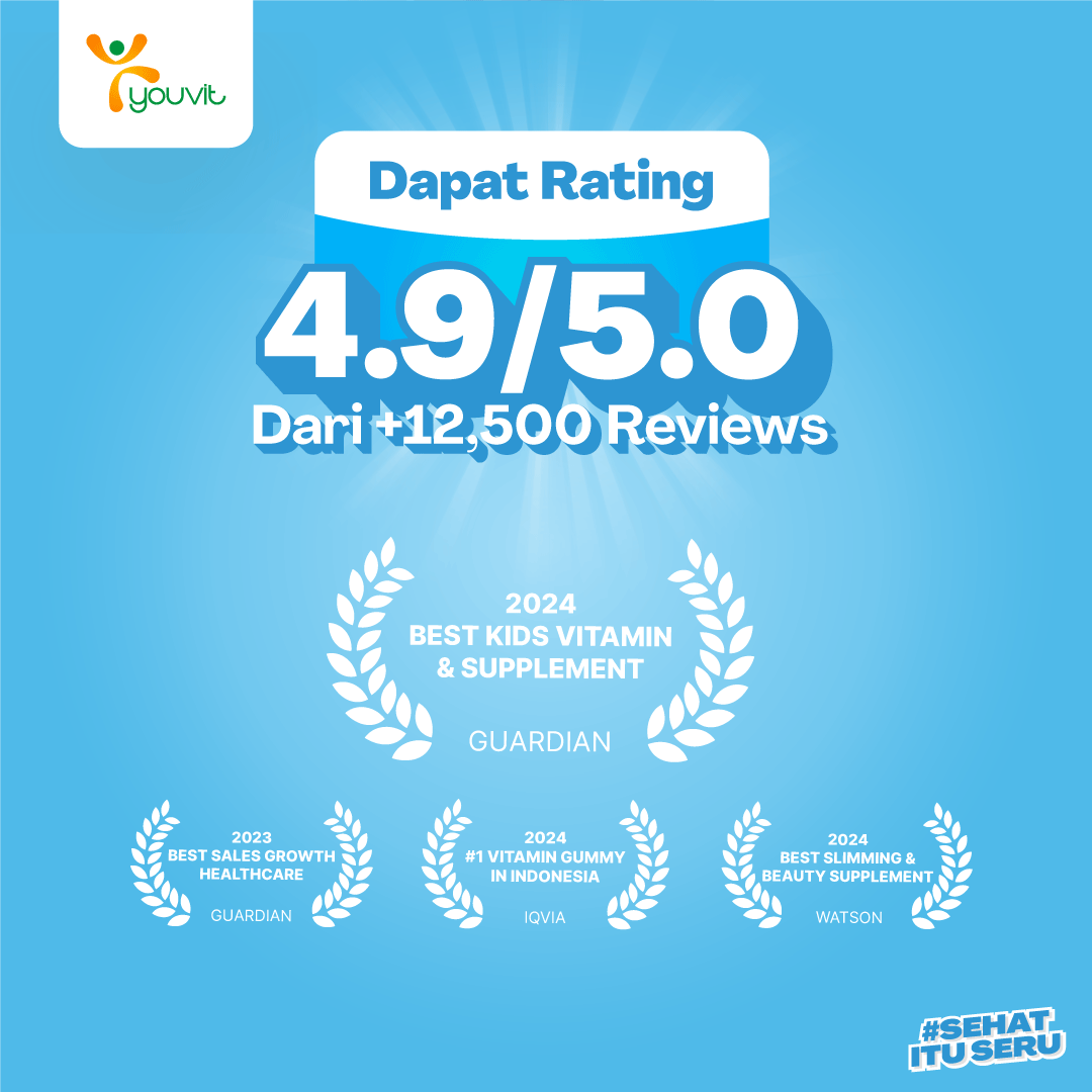 Youvit Curcuma & Vitamin Anak untuk Meningkatkan Nafsu Makan Anak