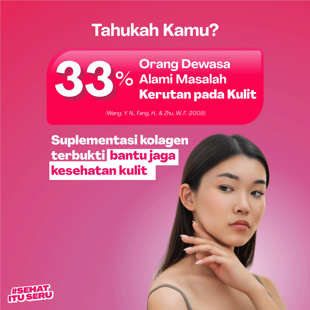 Youvit Collagen Minuman Serbuk dengan L-Glutathione & Niacinamide untuk Anti Aging