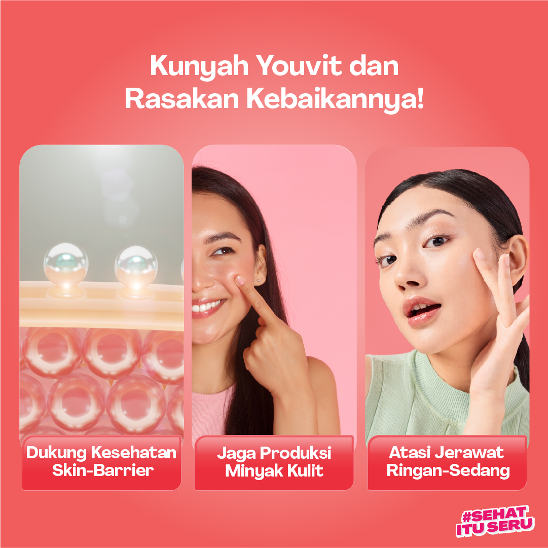 Youvit AcNO Niacinamide Vitamin Gummy untuk Anti Jerawat