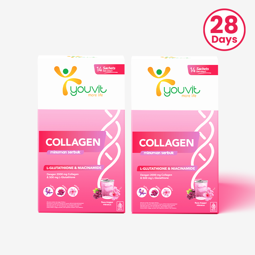 Youvit Collagen Minuman Serbuk untuk Anti-Aging